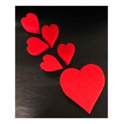 Sponge Heart Set Red by Goshman