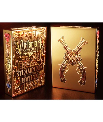 Victorian Steampunk Gold Carti de Joc