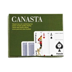 Carti de joc Canasta, Piantik, Set de 2 pachete