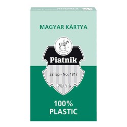 Carti de joc Unguresti, 100% plastic, Piatnik