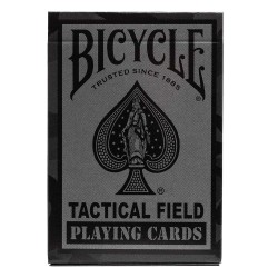 Bicycle Tactical Field Black Carti de Joc