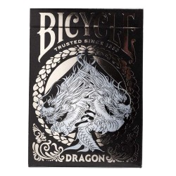 Bicycle Dragon Black Playing Cards