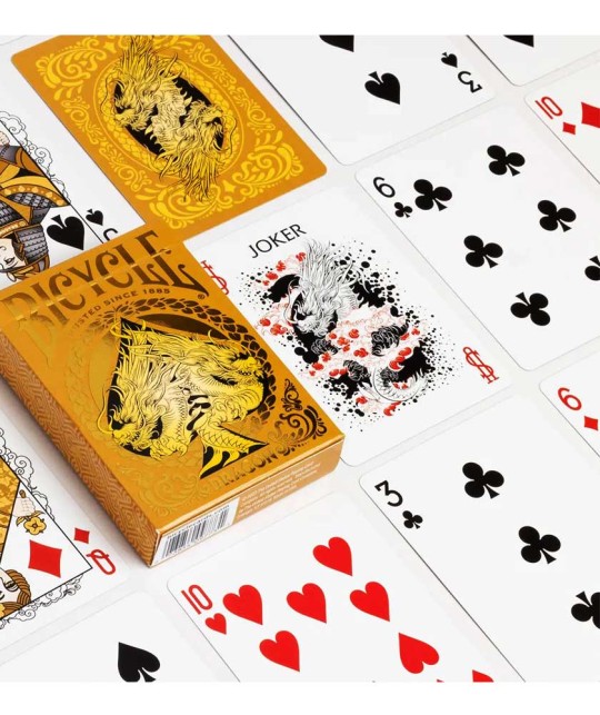 Bicycle Gold Dragon Playing Cards