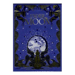 Under the Moon Midnight Blue Jocu Playing Cards