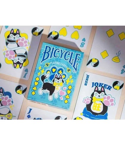 Bicycle Dog Blue Carti de Joc