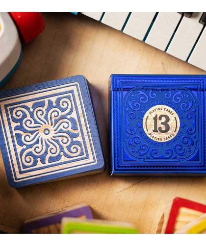 Alphabet Blocks Blue Playing Cards - Carti de Joc