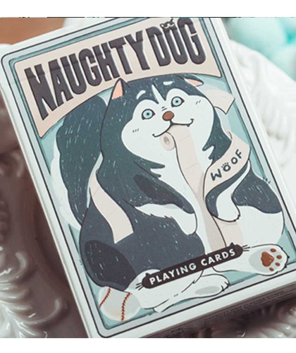 Naughty Dog Playing Cards