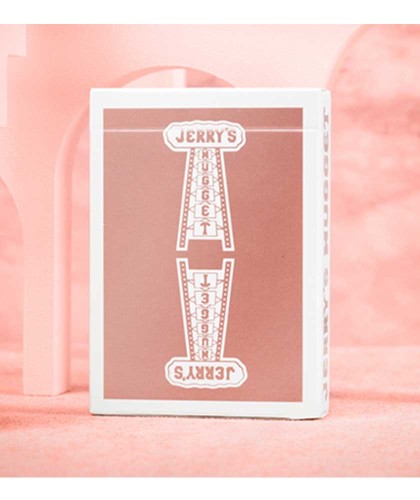 Jerrys Nugget Monotone Rose Gold Playing Cards