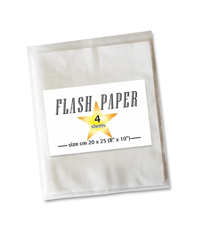 Papier flash 1 Feuille 20 X 25 cm - Le Bazar de la magie