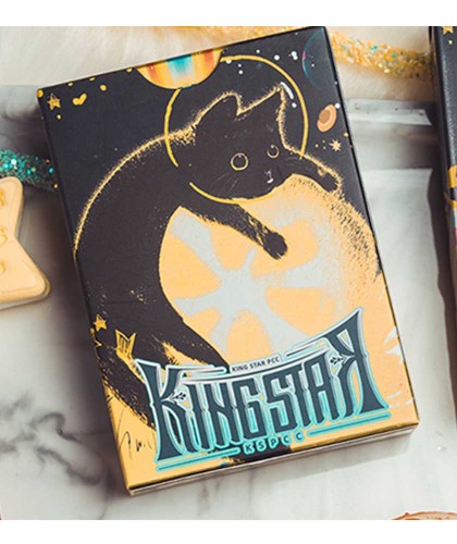 Space Cat V2 Playing Cards by King Star