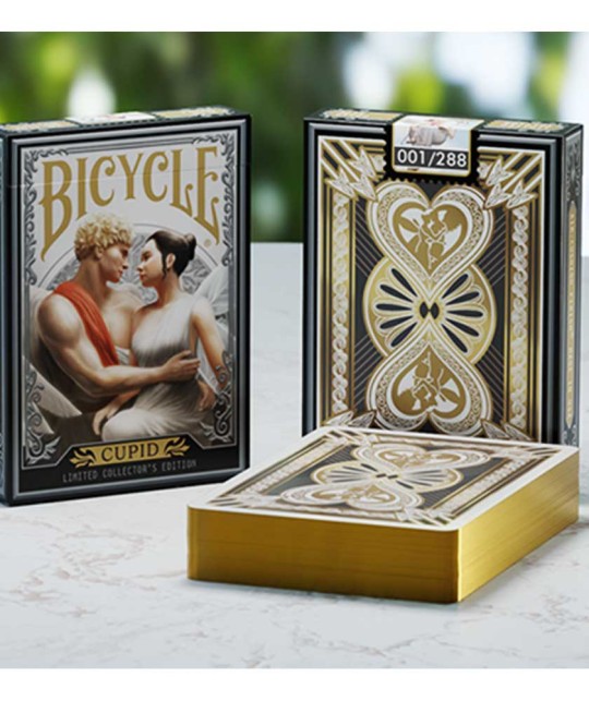 Limited Gilded Bicycle Cupid Numbered Seal Playing Cards