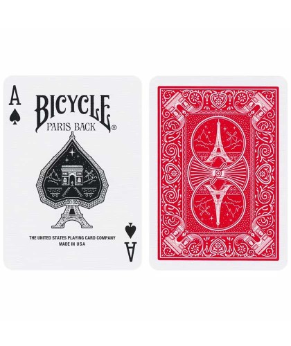 Bicycle Paris Back Limited Edition Red Carti de Joc