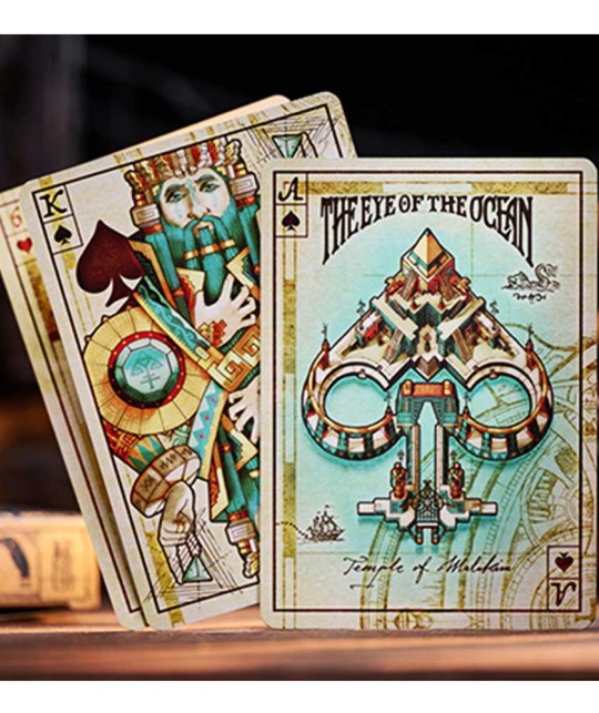 The Eye of the Ocean Gibborim Castaways Playing Cards