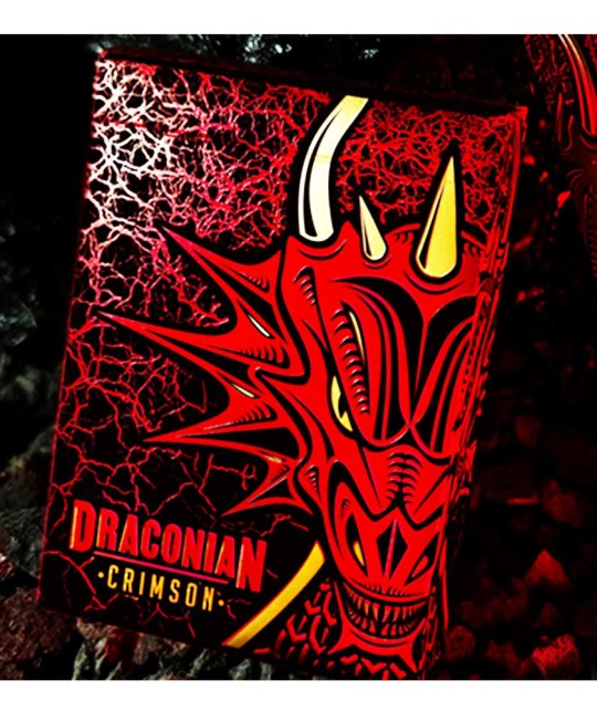 Draconian Crimson Playing Cards