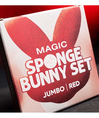 Magic Sponge Bunny Rabbit Set - Red