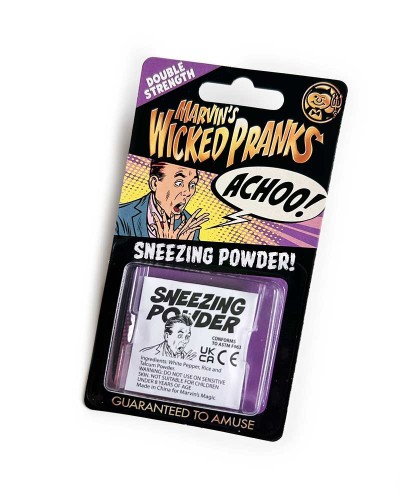 Marvins Wicked Pranks Sneezing Powder