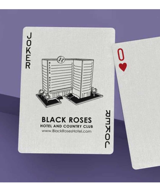 Black Roses Hotel V4 Playing Cards