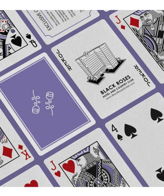 Black Roses Hotel V4 Playing Cards