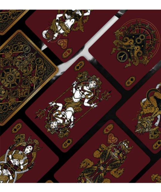 Asura Deluxe Red Playing Cards