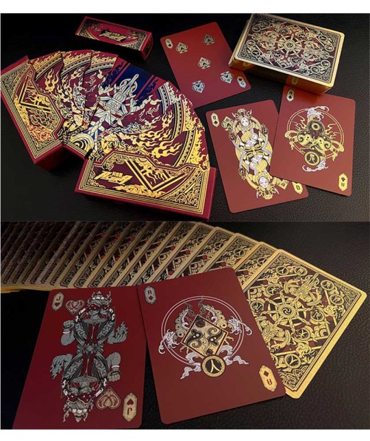 Asura Deluxe Red Playing Cards